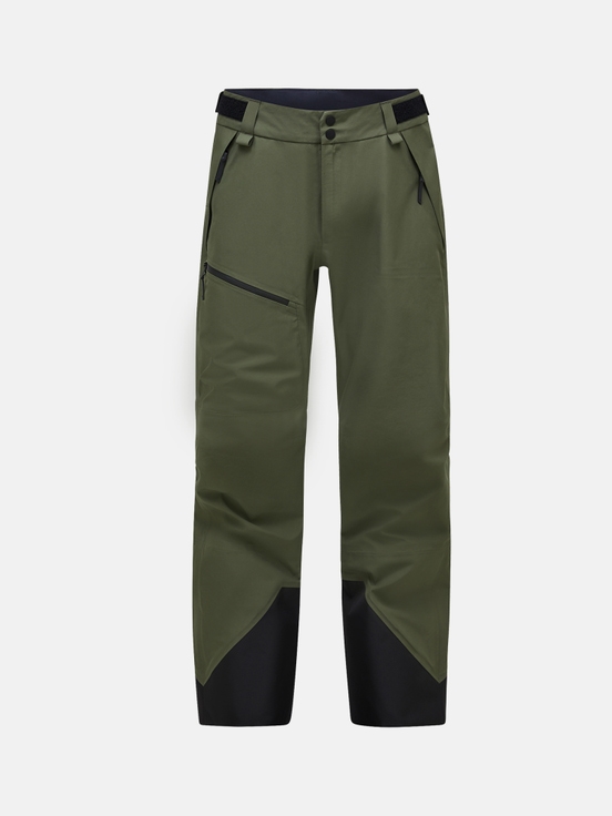 Olive Men Peak Performance Vertical Gore-tex 3l Shell Ski Pants | US-FMOTG8039