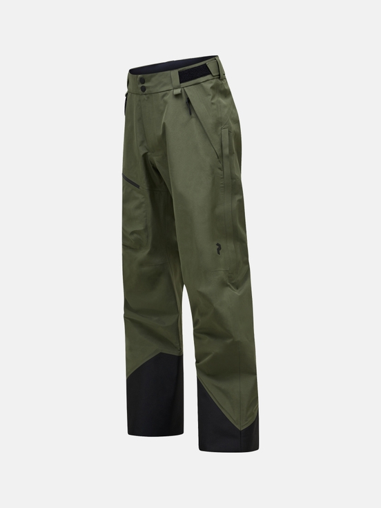 Olive Men Peak Performance Vertical Gore-tex 3l Shell Ski Pants | US-FMOTG8039