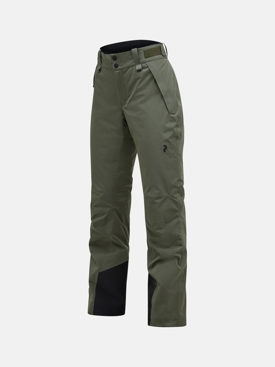 Olive Women Peak Performance Anima 2l Insulated Shell Ski Pants | US-RHTAD5792