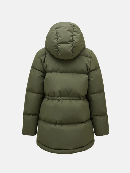 Olive Women Peak Performance Firn Down Parka | US-RNSYW9013