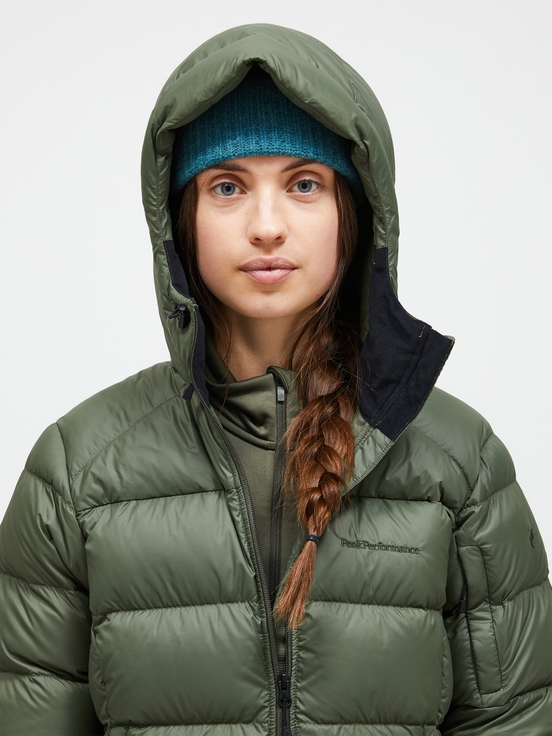 Olive Women Peak Performance Frost Down Jacket | US-CFXRW1957