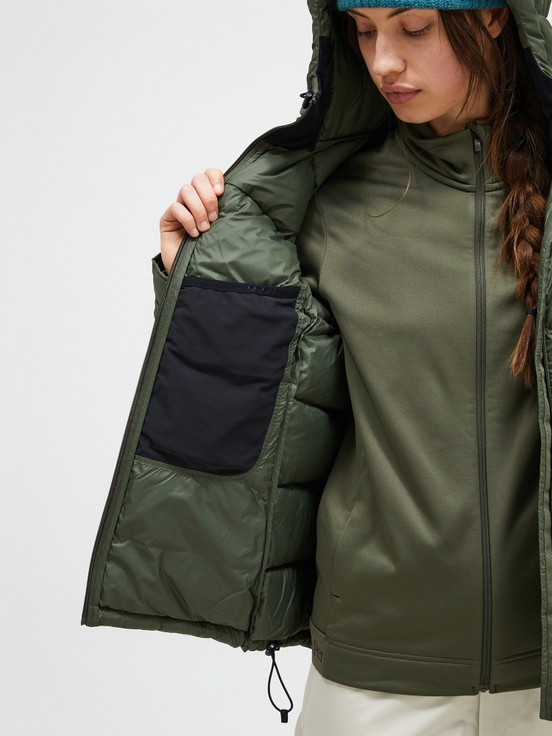 Olive Women Peak Performance Frost Down Jacket | US-CFXRW1957