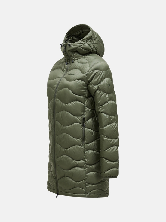 Olive Women Peak Performance Helium Down Parka | US-AQTVM7402