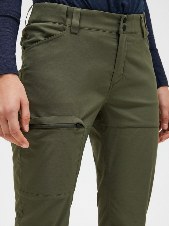 Olive Women Peak Performance Iconiq Pants | US-DVIYL8437