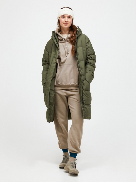 Olive Women Peak Performance Quiver Down Parka | US-BGDAT4368