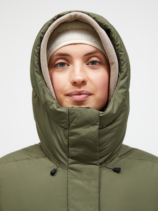 Olive Women Peak Performance Quiver Down Parka | US-BGDAT4368