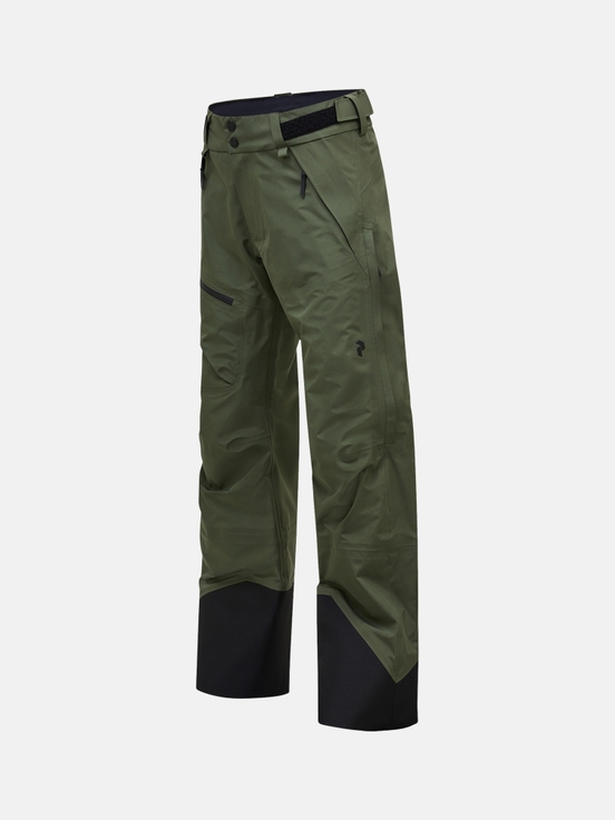 Olive Women Peak Performance Vertical Gore-tex 3l Shell Ski Pants | US-ITHFD5340