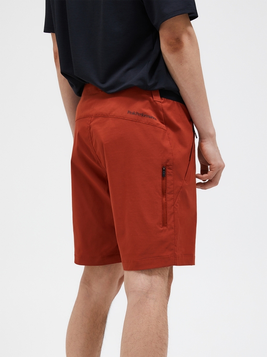 Orange Brown Men Peak Performance Commuter Shorts | US-AFLQU0917