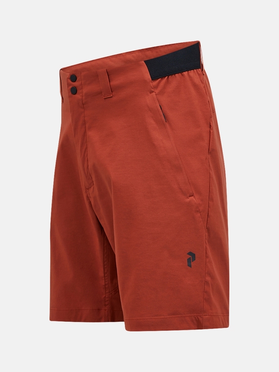 Orange Brown Men Peak Performance Commuter Shorts | US-AFLQU0917