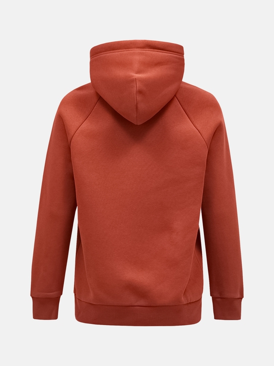 Orange Brown Men Peak Performance Original Hoodie | US-JDOWC0256