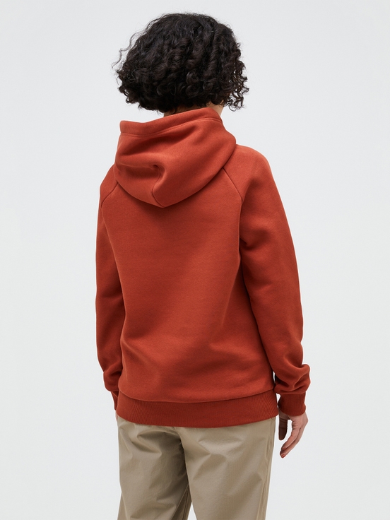 Orange Brown Women Peak Performance Original Hoodie | US-OUZNR1736