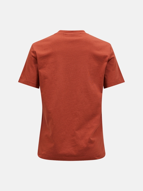 Orange Brown Women Peak Performance Original T-shirt | US-SDYBW0743