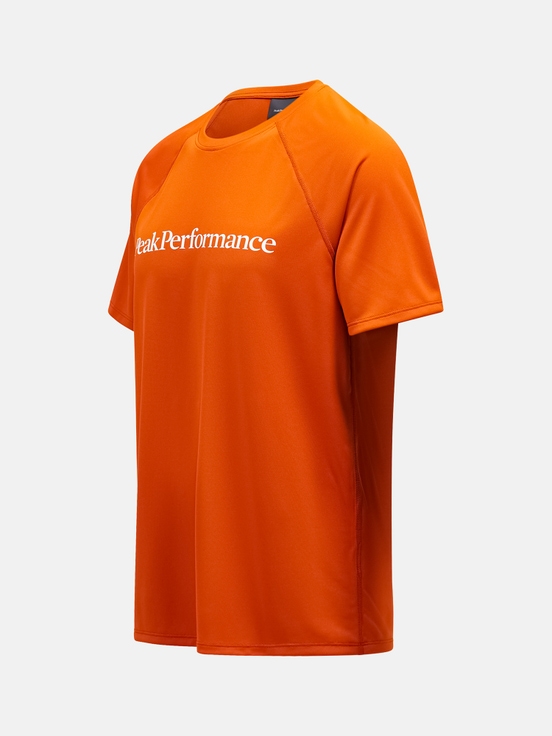 Orange Men Peak Performance Active T-shirt | US-XSHWL5271