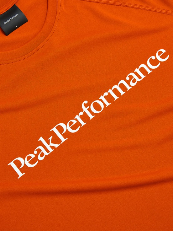 Orange Men Peak Performance Active T-shirt | US-XSHWL5271