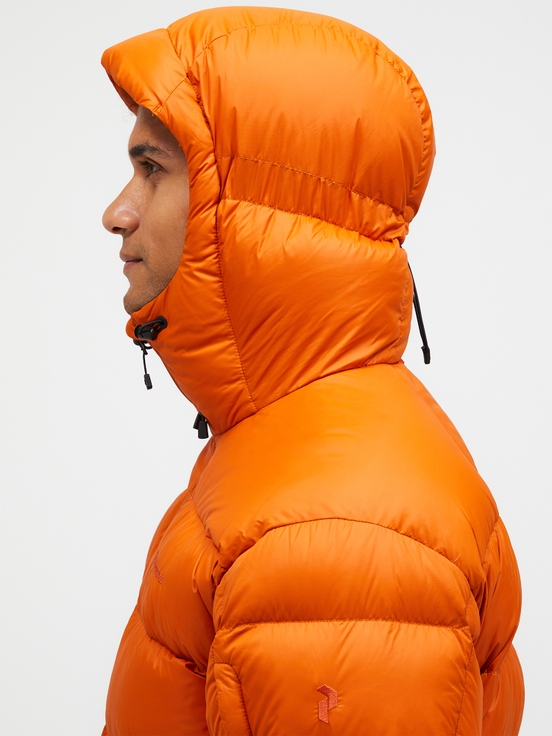 Orange Men Peak Performance Frost Down Jacket | US-SVMQU2059