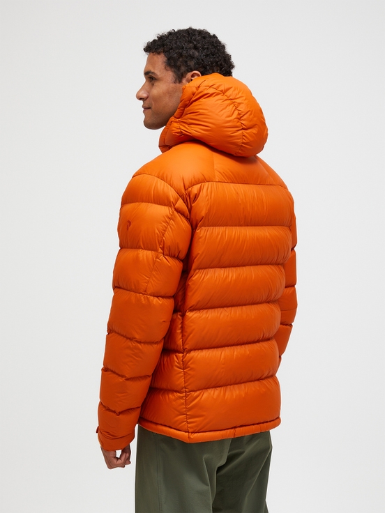 Orange Men Peak Performance Frost Down Jacket | US-SVMQU2059