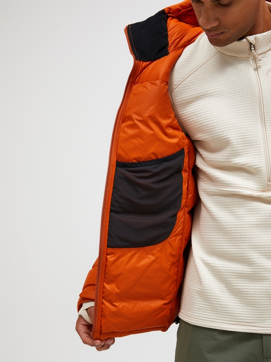 Orange Men Peak Performance Frost Down Jacket | US-SVMQU2059