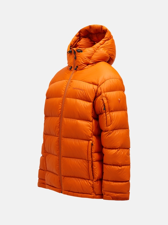 Orange Men Peak Performance Frost Down Jacket | US-SVMQU2059