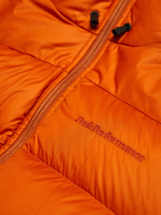 Orange Men Peak Performance Frost Down Jacket | US-SVMQU2059