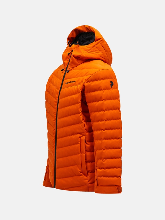 Orange Men Peak Performance Frost Down Ski Jacket | US-GKPHL7243