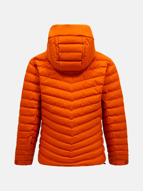 Orange Men Peak Performance Frost Down Ski Jacket | US-GKPHL7243