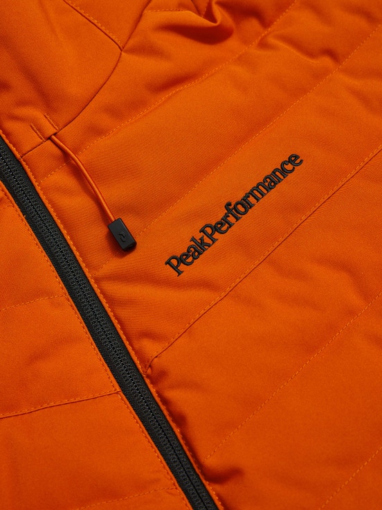 Orange Men Peak Performance Frost Down Ski Jacket | US-GKPHL7243