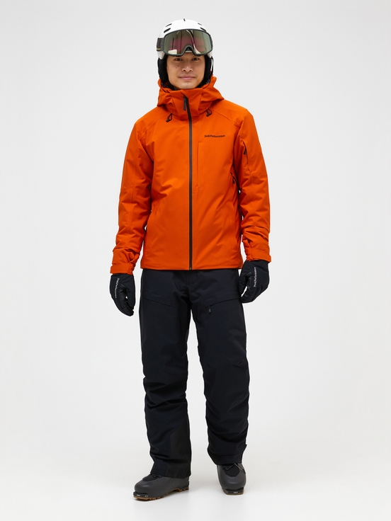 Orange Men Peak Performance Maroon 2l Insulated Shell Ski Jacket | US-FTQWZ6278