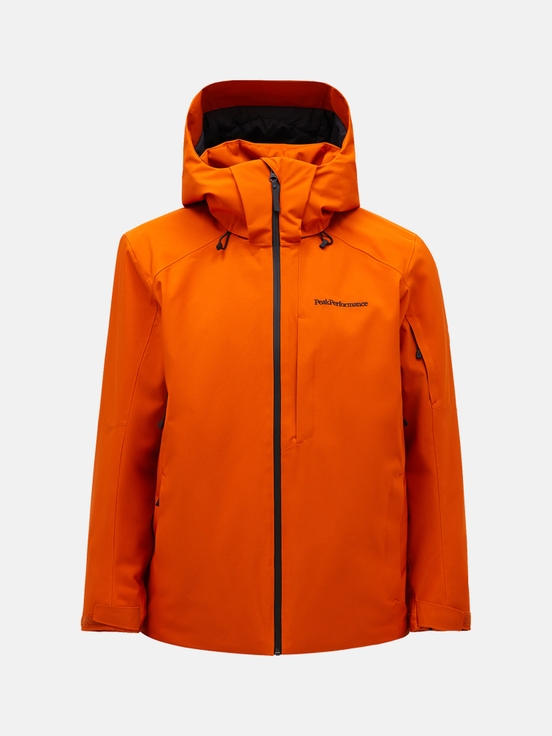 Orange Men Peak Performance Maroon 2l Insulated Shell Ski Jacket | US-FTQWZ6278