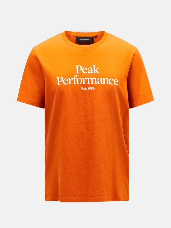 Orange Men Peak Performance Original T-shirt | US-OHGFM1604