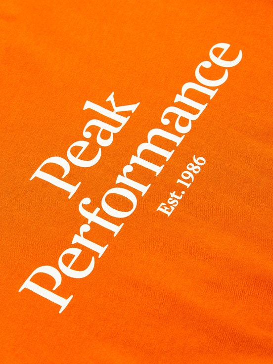 Orange Men Peak Performance Original T-shirt | US-OHGFM1604