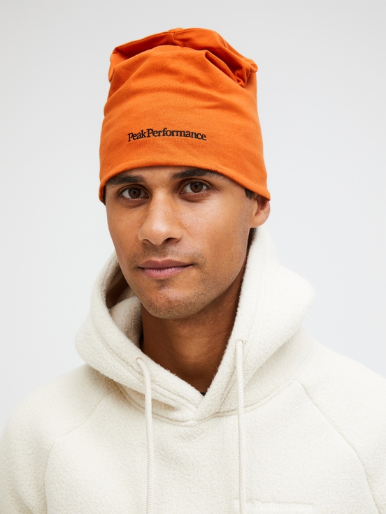 Orange Men Peak Performance Progress Hat | US-ZCYHW6210