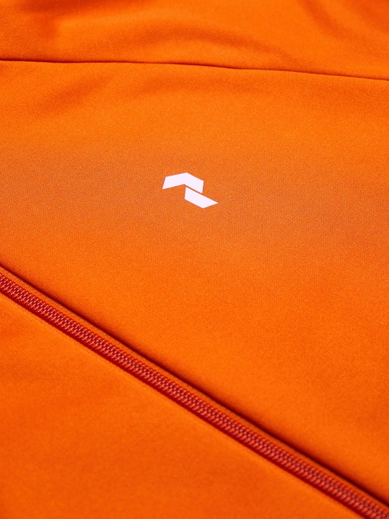 Orange Men Peak Performance Rider Zip Hood Midlayers | US-MUCBN0749