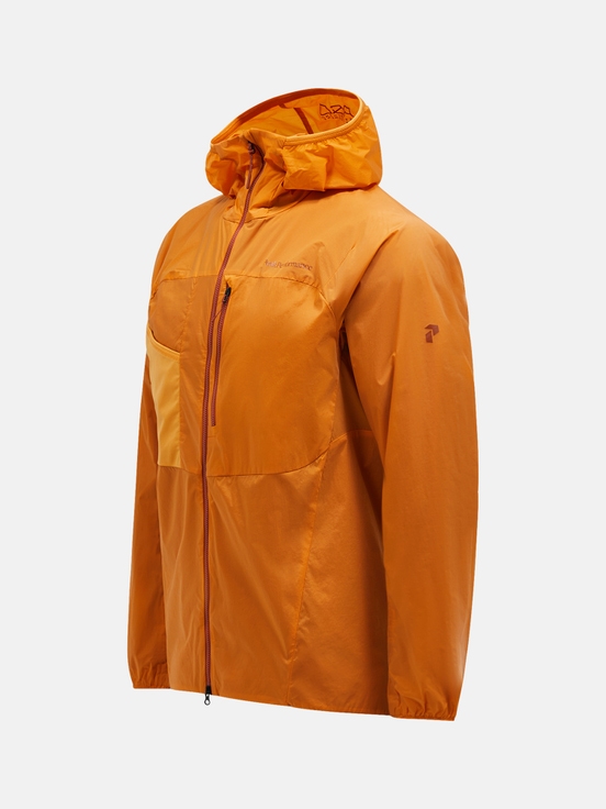 Orange Men Peak Performance Vislight Polartec® Alpha™ Insulated Wind Jacket | US-QOMVJ8462