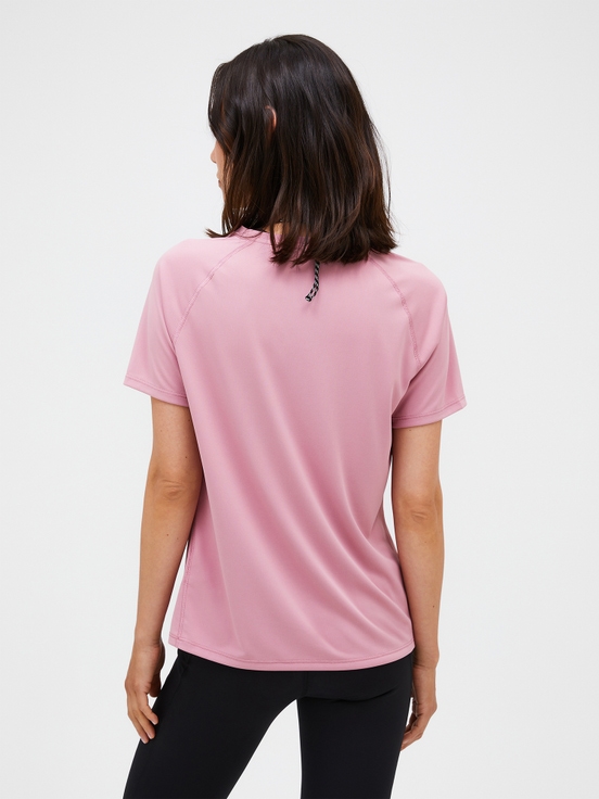 Pink Women Peak Performance Active T-shirt | US-YPMUA1324