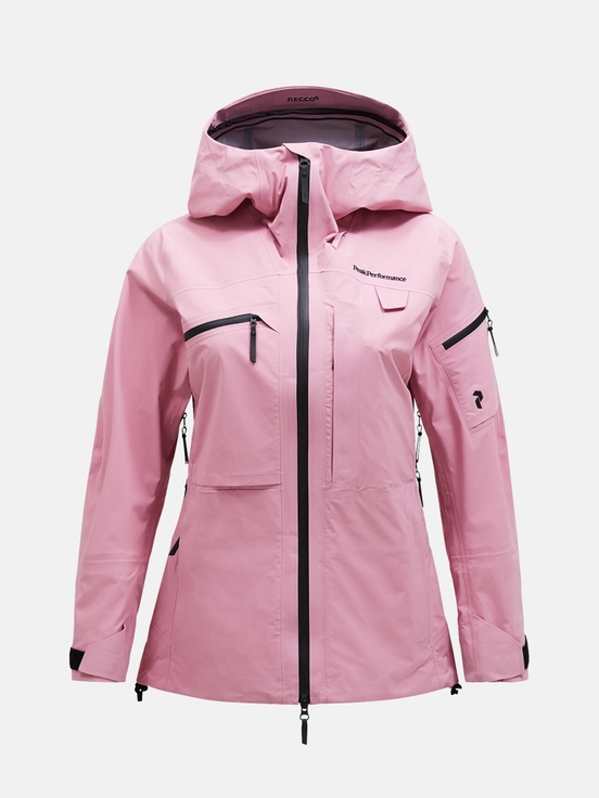 Pink Women Peak Performance Alpine Gore-tex 3l Shell Ski Jacket | US-LNDQR4936