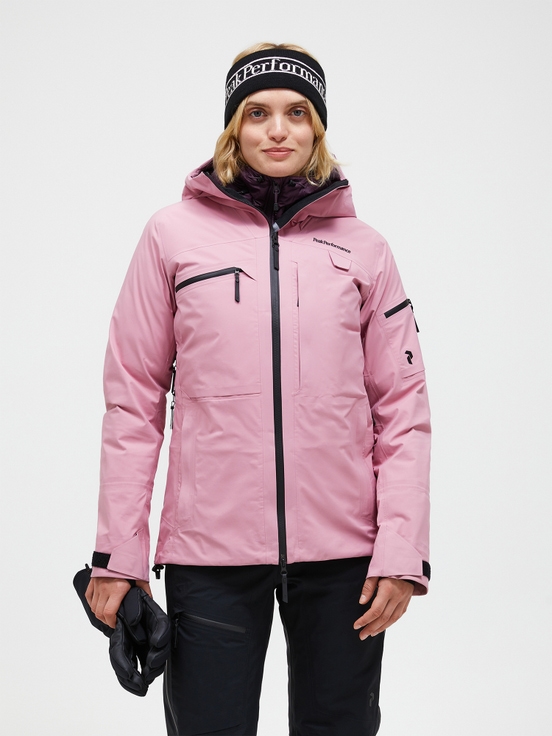 Pink Women Peak Performance Alpine Gore-tex 3l Shell Ski Jacket | US-LNDQR4936