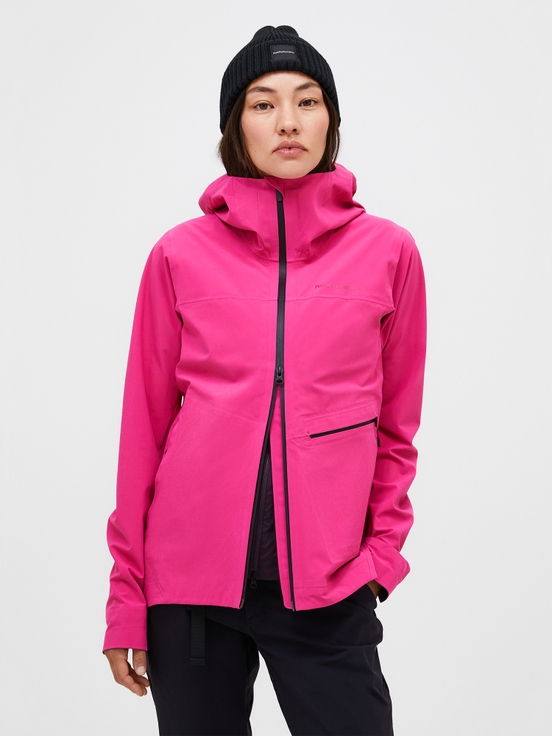 Pink Women Peak Performance Commuter Hipe 3l Shell Jacket | US-IBZQX5809