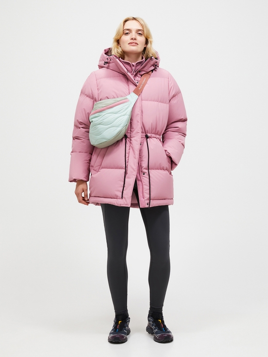 Pink Women Peak Performance Firn Down Parka | US-VMUIK5321