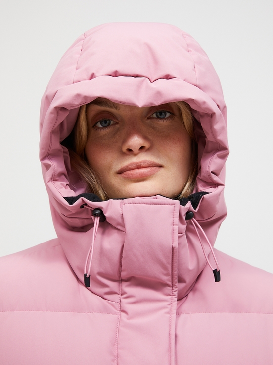 Pink Women Peak Performance Firn Down Parka | US-VMUIK5321