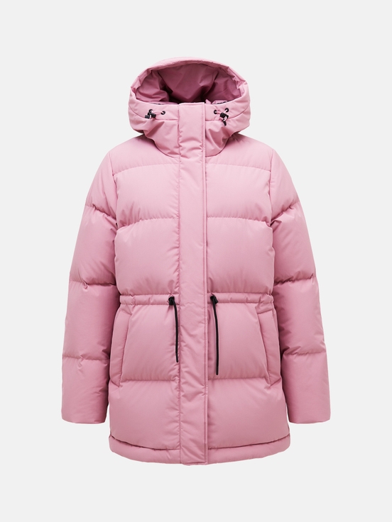 Pink Women Peak Performance Firn Down Parka | US-VMUIK5321