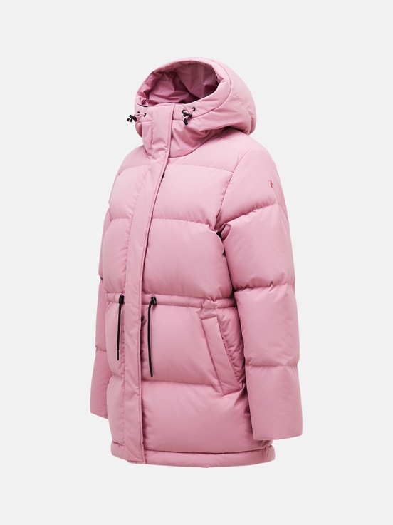 Pink Women Peak Performance Firn Down Parka | US-VMUIK5321