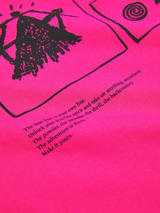 Pink Women Peak Performance Graphic T-shirt | US-FVAYB8165