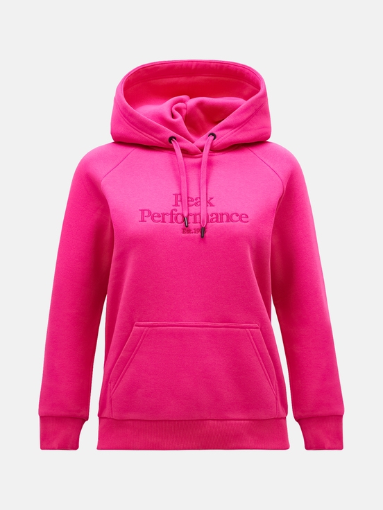 Pink Women Peak Performance Original Hoodie | US-NRDBL0381