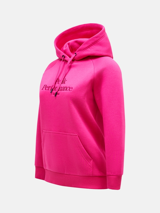 Pink Women Peak Performance Original Hoodie | US-NRDBL0381