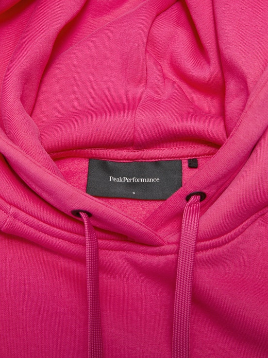 Pink Women Peak Performance Original Hoodie | US-NRDBL0381