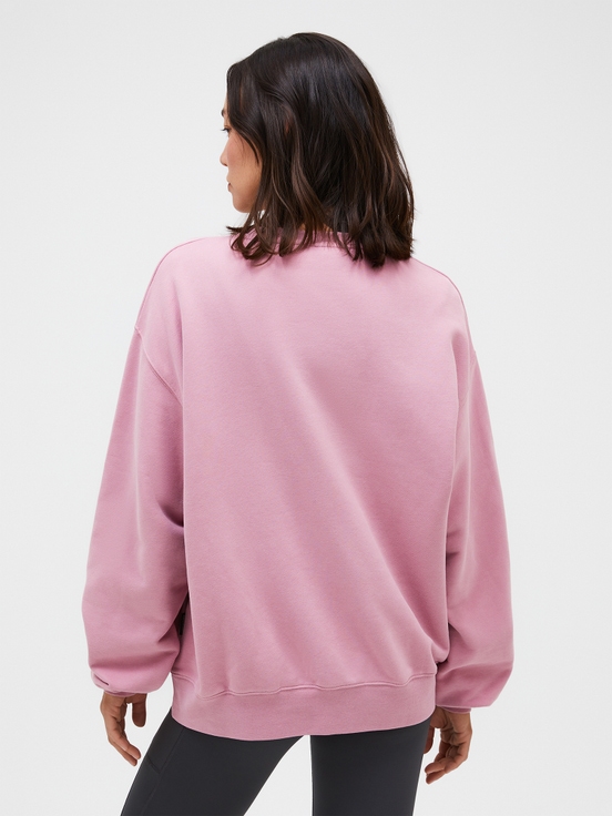 Pink Women Peak Performance Original Terry Crew Sweatshirt | US-LRUYS7052