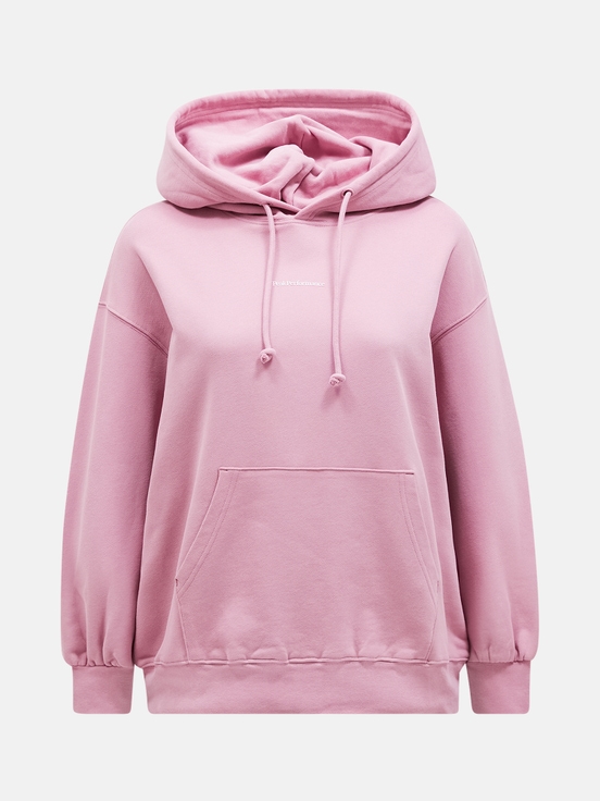 Pink Women Peak Performance Original Terry Hoodie | US-FVQGP3420