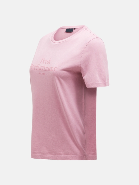 Pink Women Peak Performance Original T-shirt | US-HVNGF5917