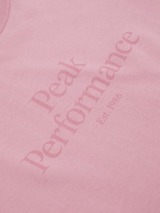 Pink Women Peak Performance Original T-shirt | US-HVNGF5917