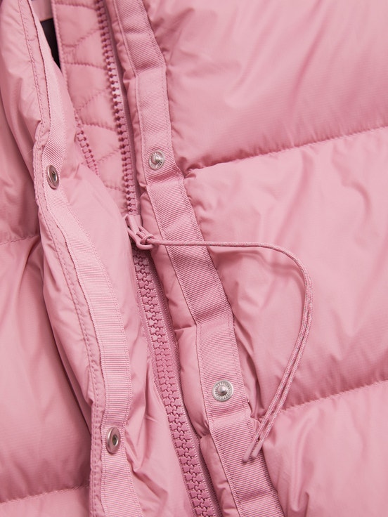 Pink Women Peak Performance Puffer Down Jacket | US-DQGFC5167